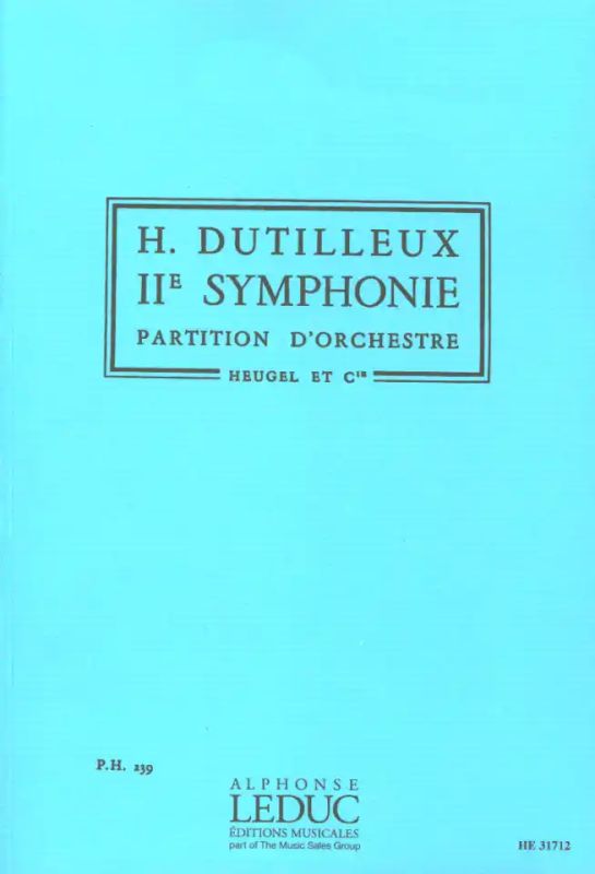 Henri Dutilleux - Symphonie N02 Le Double