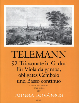 Georg Philipp Telemann - 92. Sonata a tre in G major