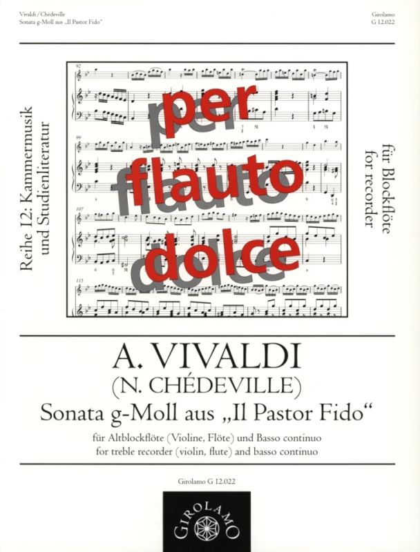Nicolas Chédeville - Sonata g-Moll RV 58 "aus "Il Pastor Fido"