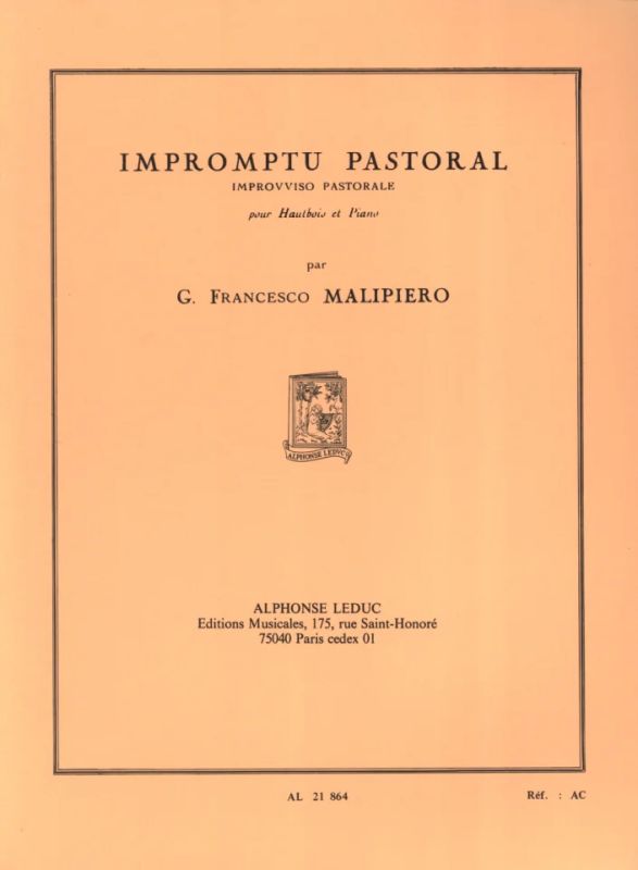 Gian Francesco Malipiero - Impromptu Pastoral
