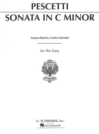 Giovanni Battista Pescetti et al. - Sonata In C Minor For The Harp