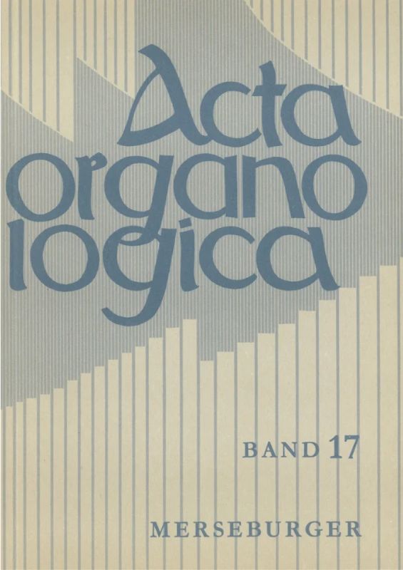 Acta Organologica 17