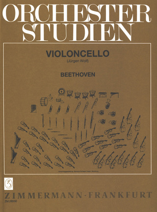 Ludwig van Beethoven: Orchesterstudien Violoncello/Violoncello