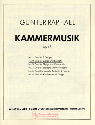 Günter Raphael - Duo (1940) C-Dur op. 47,2
