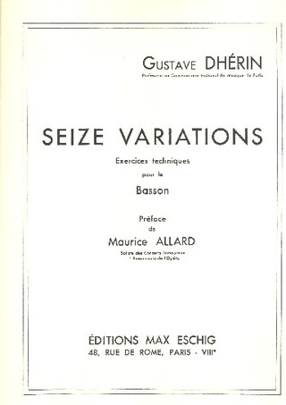 16 Variations Basson