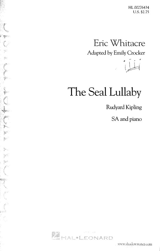 Eric Whitacre - The Seal Lullaby