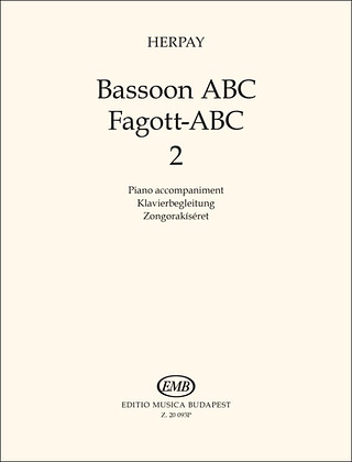 Ágnes Herpay - Bassoon ABC 2 – Piano Accompaniment