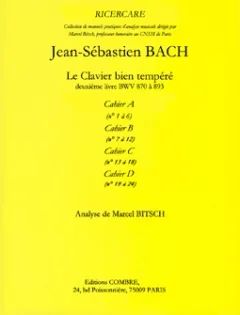 Marcel Bitsch - Johann Sebastian Bach  – Le Clavier bien tempéré
