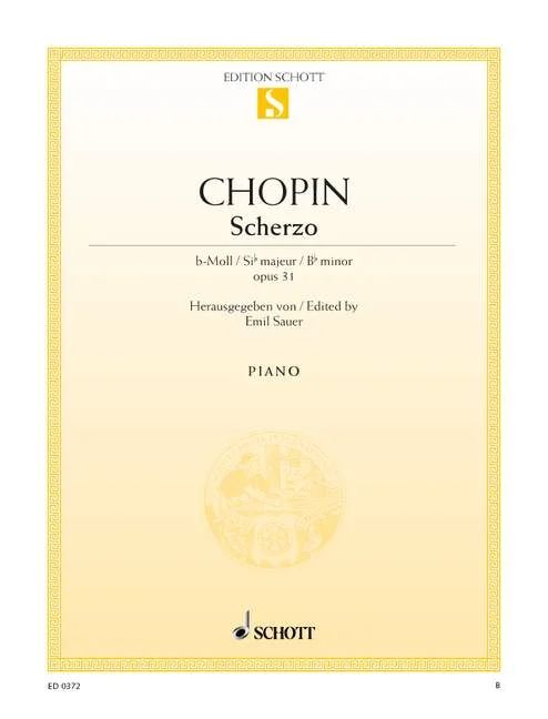 Frédéric Chopin - Scherzo Si bémol mineur