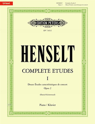 Adolph Henselt - Complete Etudes I