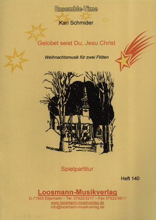 Karl Schmider - Gelobet seist Du, Jesu Christ