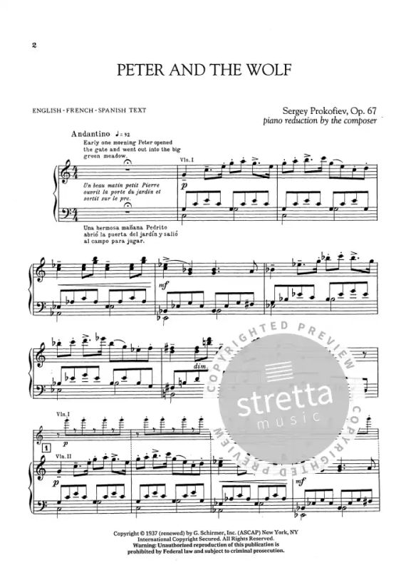 Sergei Prokofiev - Peter and the Wolf op. 67