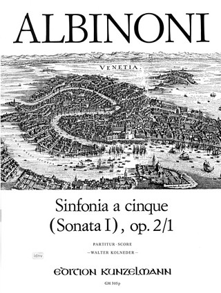 Tomaso Albinoni - Sinfonia a cinque (Sonata 1) op. 2/1