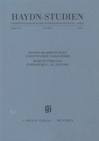 Haydn-Studien Juli 2004
