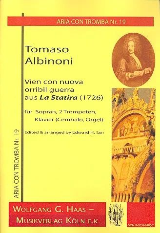 Tomaso Albinoni - Vien Con Nuova Orribili Guerra (La Statira 1726)