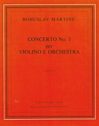 Bohuslav Martinů - Konzert für Violine und Orchester Nr. 1 E-Dur
