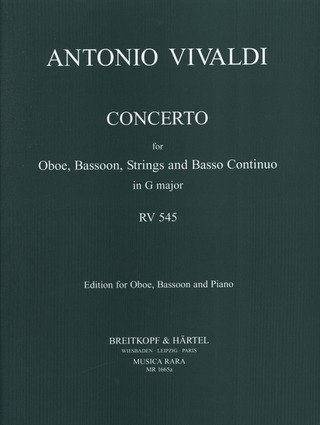 Antonio Vivaldi: Concerto G-Dur RV 545
