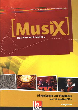 Markus Detterbecky otros. - MusiX 2. 6 AudioCDs. Allg. Ausgabe