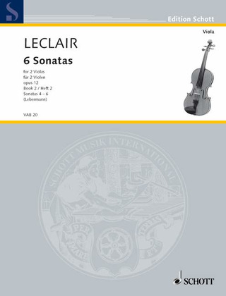 Jean-Marie Leclair - Sechs Sonaten