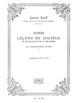 Jeanine Rueff - 15 Leçons de solfège