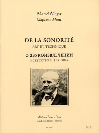 Marcel Moyse: De la Sonorité