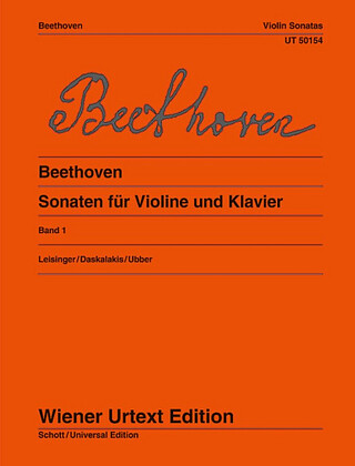Ludwig van Beethoven - Sonaten für Violine und Klavier I