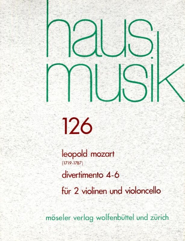 Leopold Mozart - 6 Divertimenti