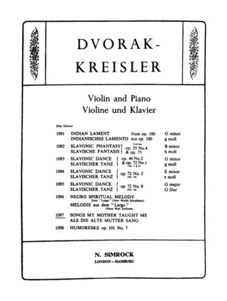 Antonín Dvořák - Als die alte Mutter sang op. 55/4