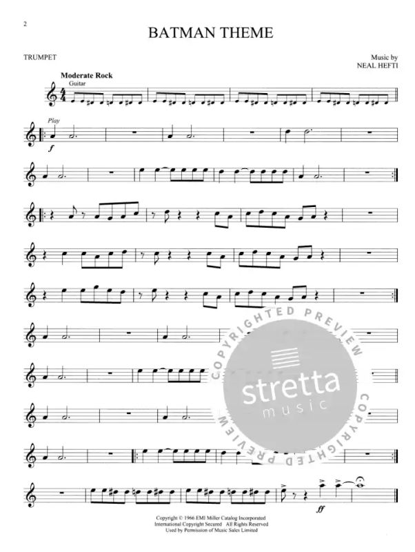 Gallery of Rocky Theme Trumpet Sheet Music.