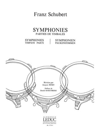 Franz Schubert - Franz Peter Schubert: Symphonies - Timpani Parts