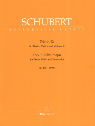 Franz Schubert - Trio für Klavier, Violine und Violoncello Es-Dur op. 100 D 929