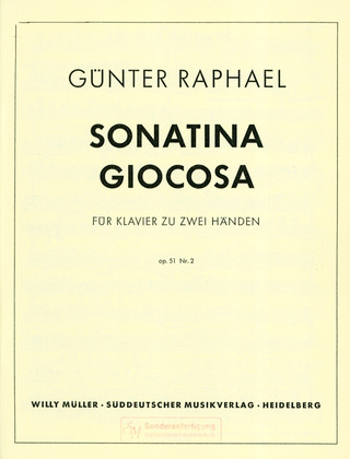 Günter Raphael - Sonatina giocosa (1944) op. 51,2
