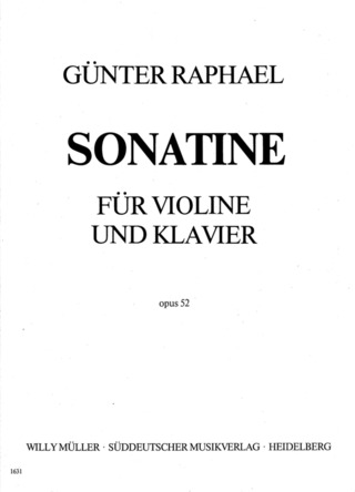 Günter Raphael - Sonatine h-Moll op. 52