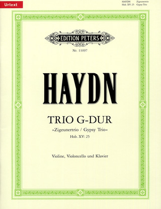 Joseph Haydn - Trio für Violine, Violoncello und Klavier G-Dur Hob. XV: 25 "Zigeunertrio"