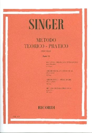 Sigismondo Singer - Theoretical and Practical Oboe School 6