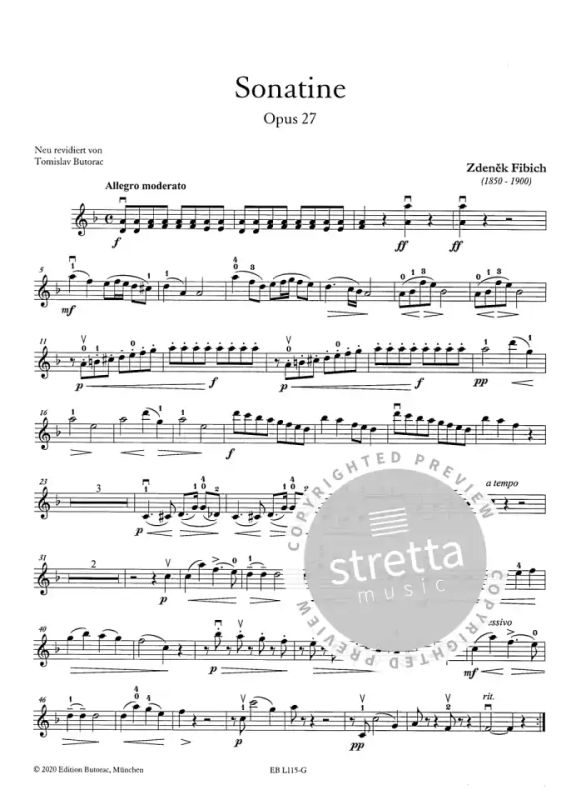 Zdeněk Fibich: Sonatine d-Moll op. 27 (4)