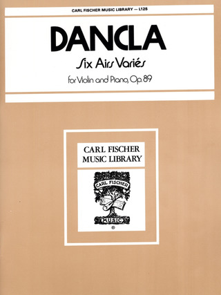 Charles Dancla - 6 airs variés op.89