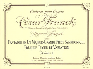 César Franck: Œuvre pour Orgue 1