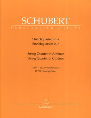 Franz Schubert - Streichquartett a-Moll D 804 op. 29 / Streichquartett c-Moll D 703