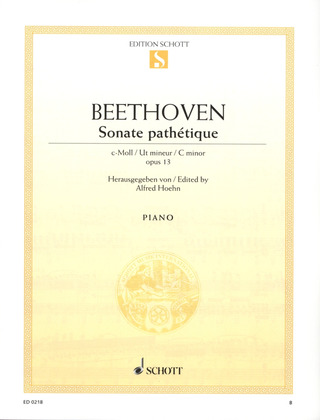 Ludwig van Beethoven - Sonate pathétique en Ut mineur op. 13