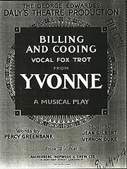 Jean Gilbert - Billing And Cooing (from 'Yvonne')