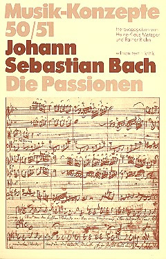 Musik-Konzepte 50/51 – Johann Sebastian Bach