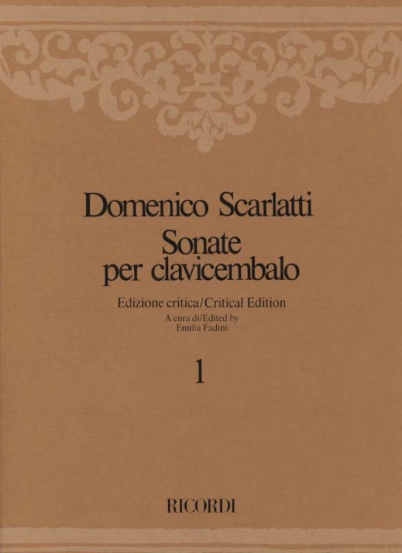 Domenico Scarlatti: Sonate per clavicembalo 1