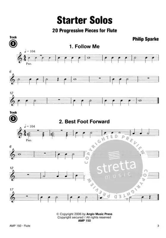 Philip Sparke - Starter Solos For Flute (4)
