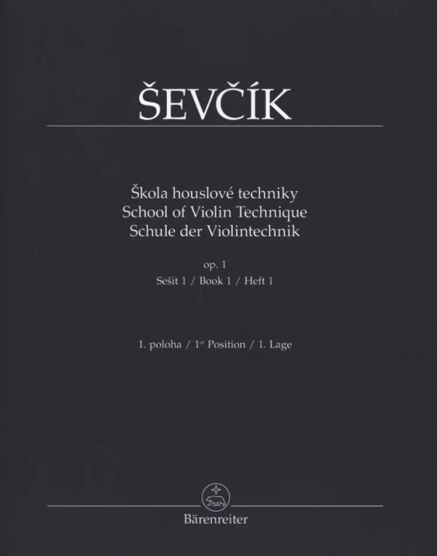 Otakar Ševčík - Schule der Violintechnik op.1/1