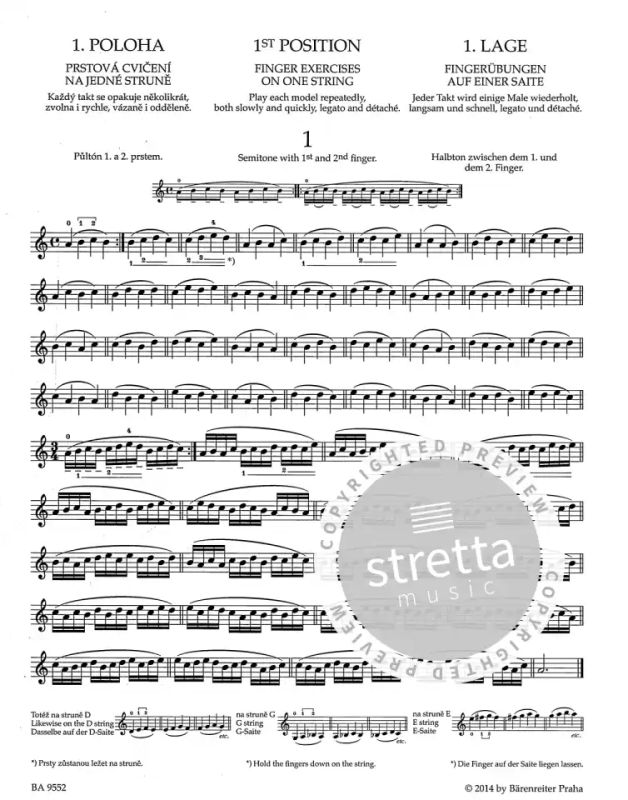 Otakar Ševčík - Schule der Violintechnik op.1/1 (1)