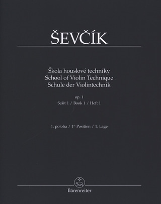 Otakar Ševčík: Schule der Violintechnik op.1/1