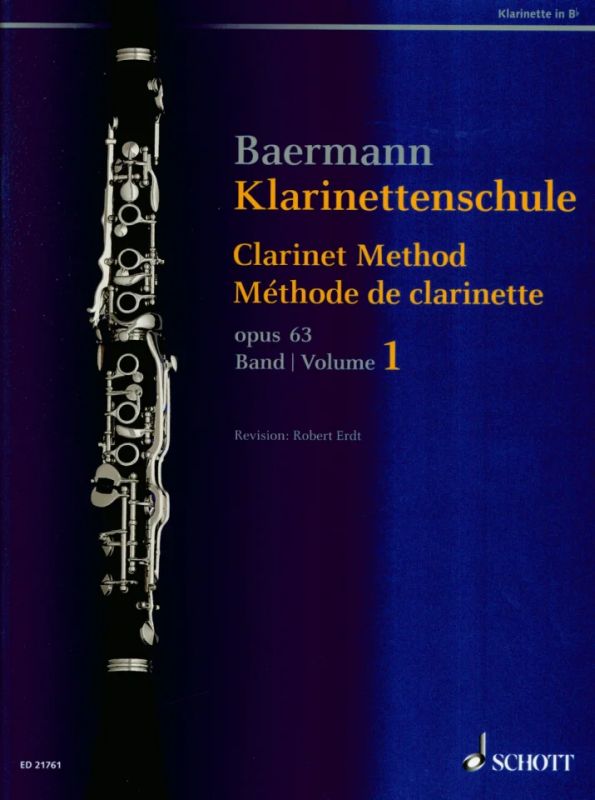 Carl Baermann: Klarinettenschule 1
