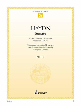 Joseph Haydn - Sonata E minor