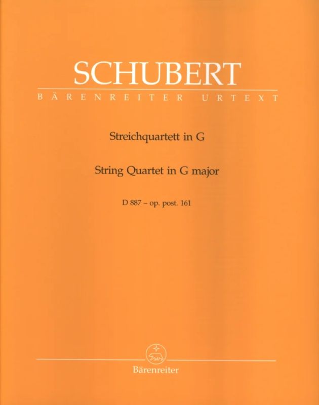 Franz Schubert - Streichquartett G-Dur op. post. 161 D 887